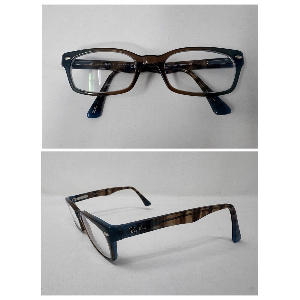 Ray-Ban RB5150 Eyeglass Frames Only 50-19-135 Brown Blue 5490 Authentic